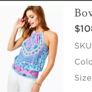 Lilly Pulitzer halter top
